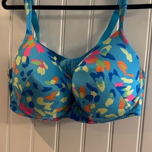 Cacique Turquoise Floral Lingerie